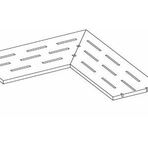 Griglia Angolare SX Concrete Ash