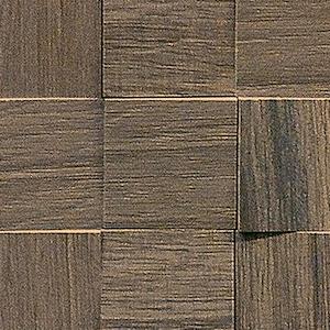 WOODEN WALNUT MOSAICO 3D INCLINATO