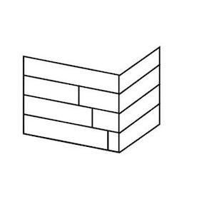 Muretto 3D Angolo Esterno Cursi