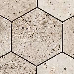 Mosaico Esagona Walnut